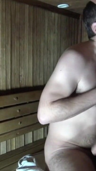 Young straight Latino fucked by Fred big cock in sauna