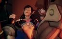 Velvixian 3D: DVA X Genji X Солдат 76 - Детектив Кавайи (без звука)