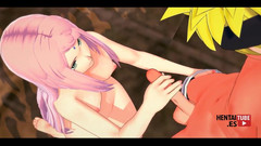 HentaiTubes: ナルト変態 - サクラがナルトに手コキをしてからセックスする - アジア系日本漫画アニメ 変態3Dポルノ