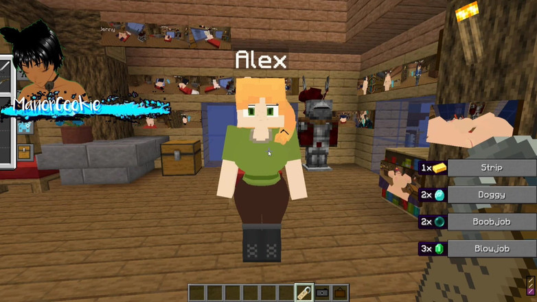Manor Cookie: Minecraft Jenny Mod Fapcraft Alex của nó! Từ Minecraft và...