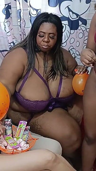 The Naughty Little Witches Love Balloons