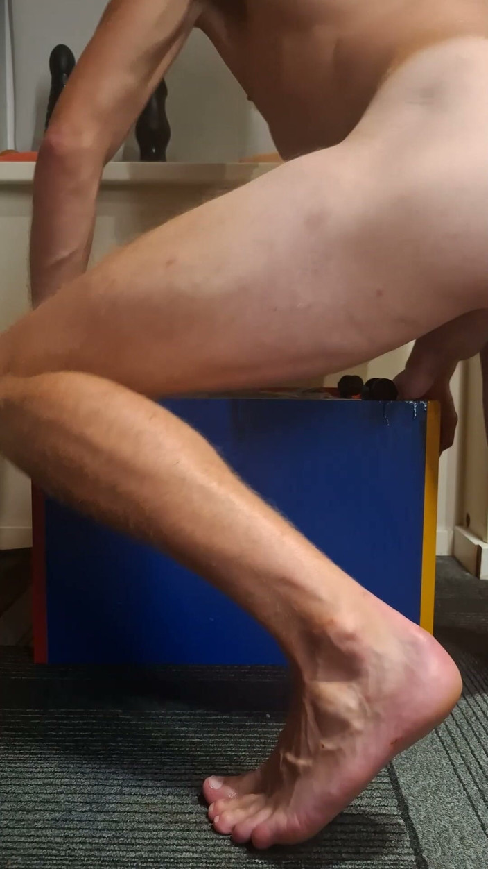 NoFace Twink X: Hot Twink Fisting &amp; Xl Dildo Ride Deep Anal Stretch &amp; Heavy...