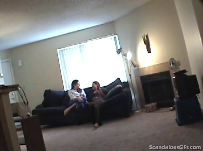 Scandalous GFs: Hot gf gets caught having sex with a lesbian in...