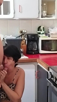 Cozinha foda super quente com minha esposa beatiful