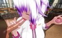 H3DC: Cô gái hentai 3d bú cu bạn bè của mình cho đến...