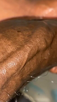 Long Black Dick Jerking