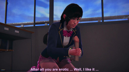 Waifu club 3D: DVA ti masturba il cazzo in classe
