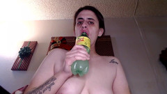 Abby Anna: Cewek topless lagi asik muncrat ekstrem sampai banjir