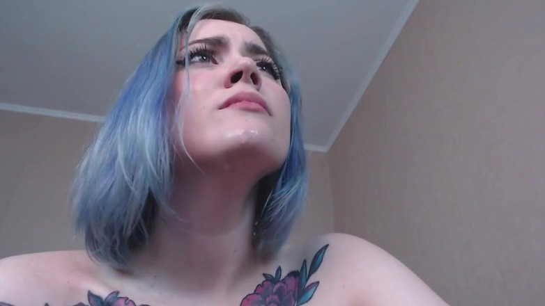 Stacy Moon: Tvrdé šukání kundičky a krku, Stacy jedou divoce [CELÉ]