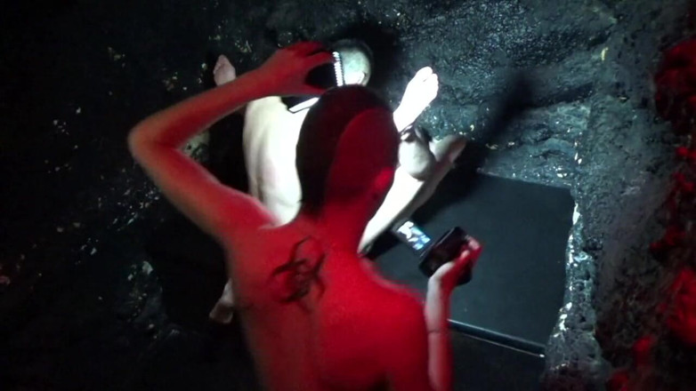 RAW PORN SPY CAM: Cam Illy fucked bareback by bad boy in backroom