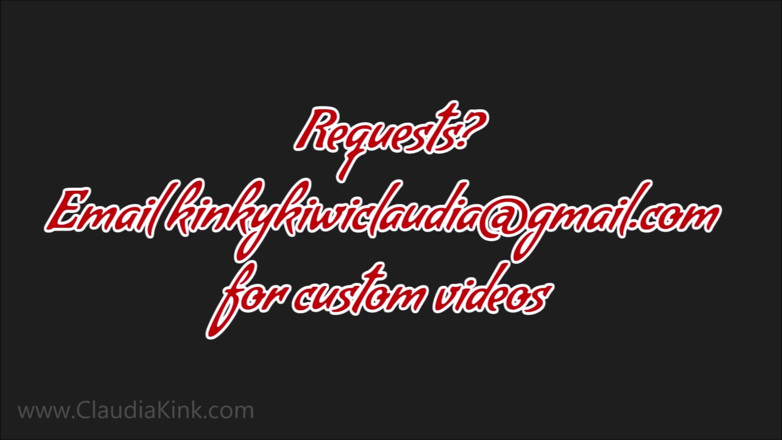 Claudia Kink: PVC POV velký klitoris virtuální sex