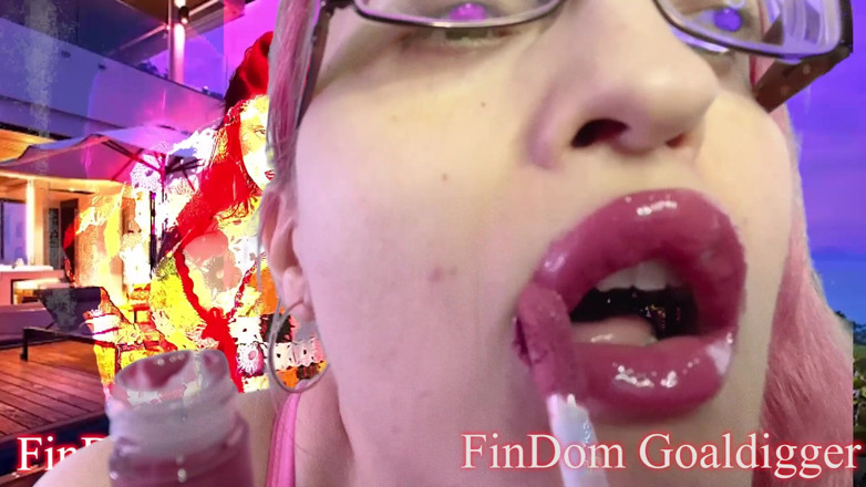 FinDom Goaldigger: LipGloss把你变成了iPhone