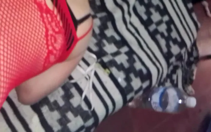 Fitcure1: I Finger My Girlfriend in Her Red Fishnet Dress