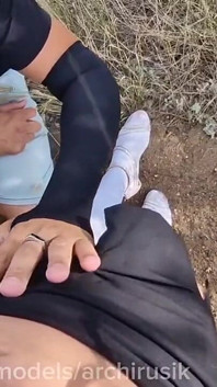 Passers-by Are Shocked, a Femboy on the Highway Sucks and Gets Fucked in the Ass Until He Cums. Exclusive Trance Video