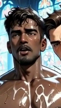 Une Ligne D’hommes Mariés M’enculent Dans Cette Orgie Démente. Animation Yaoi Hentai.
