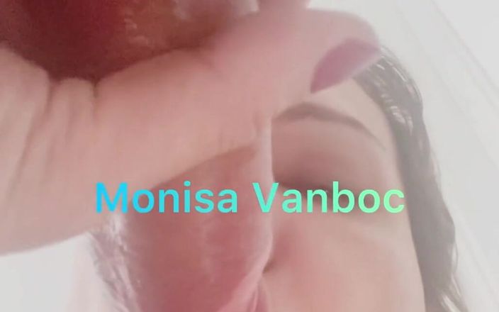 Monisa Vanboc: 在他的午休时间吮吸葡萄牙大鸡巴令人惊叹的美味精液，味道如此甜美。