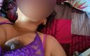 Black & white desicat: Peituda peituda Mallu Tia Sreejaa em sexy purple lingerie pov...