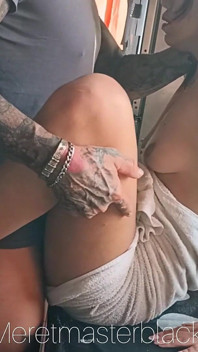 Degenerate Girl Cheats on Her Boyfriend with an Older Man