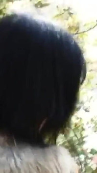 The young brunette girl loves to be transgressive by having sex in the park with a friend