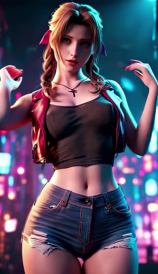 3D-Hentai Games: Aerithiny veselý tanec