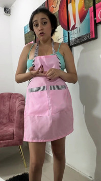 I See That My Sexy Big Ass Maid Works a Lot so I Decide to Reward Her but in Return She Gives Me a Delicious Fuck.
