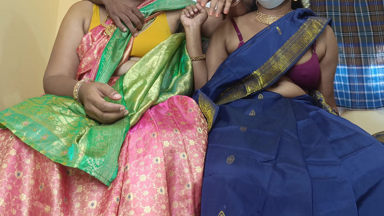 Palani69: Des sœurs mariées profitent d’un trio torride