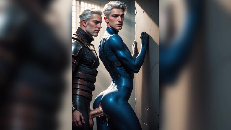 AI gay porn: Ai великий член, трах фембоя