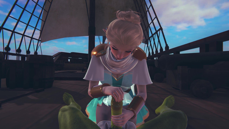 Waifu club 3D: Pov peri imut ngocok kontol orc