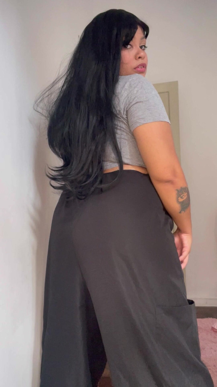 Cutiepiie Chubby: BBW furzt und rülpst auf baggy pants, bis du kommst