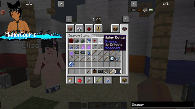 Manor Cookie: Minecraft Jenny Mod Fapcraft Elise Always Has Her Mouth Open...