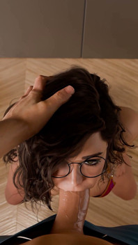 Freshwomen Season 3 - Perfect Big Tits Teen in Glasses Gives Blowjob and Gets Her Tight Pussy Fucked and Creampied Doggy Style