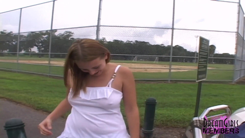 Dream Girls: Staci Bares Her Amazing Tits And Pussy outdoors