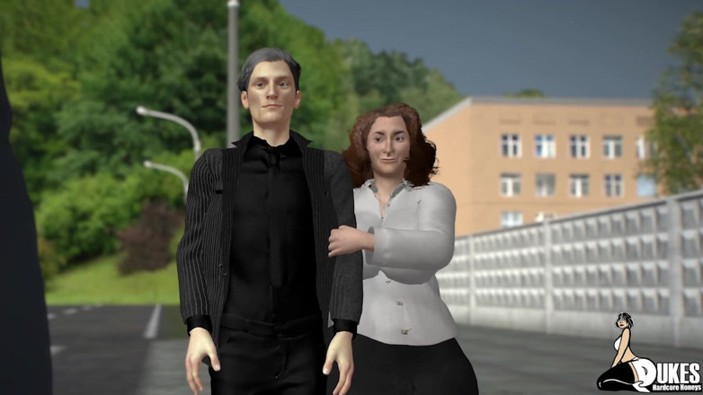 Dukes Hardcore Honeys: Velký zadek židovské učitelky je rozbit velkým černým ptákem