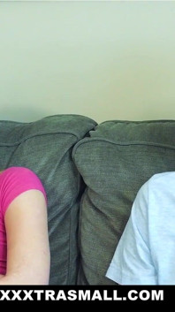 Petite curious teen bounces on a big dick