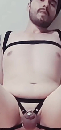 Jockstrap 딜도와 주먹