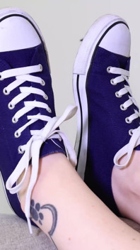 Barefoot Sneakers Foot Worship POV