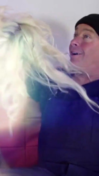 Anal fuck of busty blonde babe