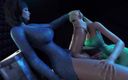 3D Hentai Animation: Девушки-фута-хуи обожают