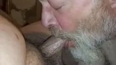 GrizBear blowing GrungeBear