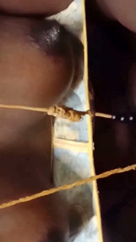 Desi moglie regina nera Renu BDSM tirando capezzoli e spremuta delle tette dure di Bestie Githane! Moglie indiana