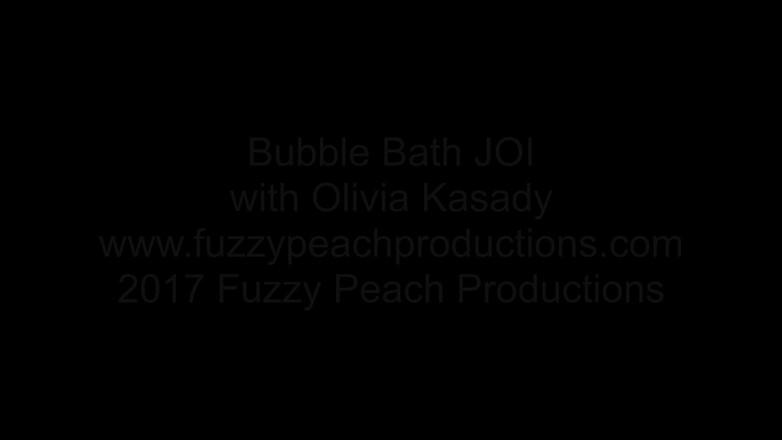 Fuzzy peach productions: Joi mandi gelembung dengan Olivia Kasady