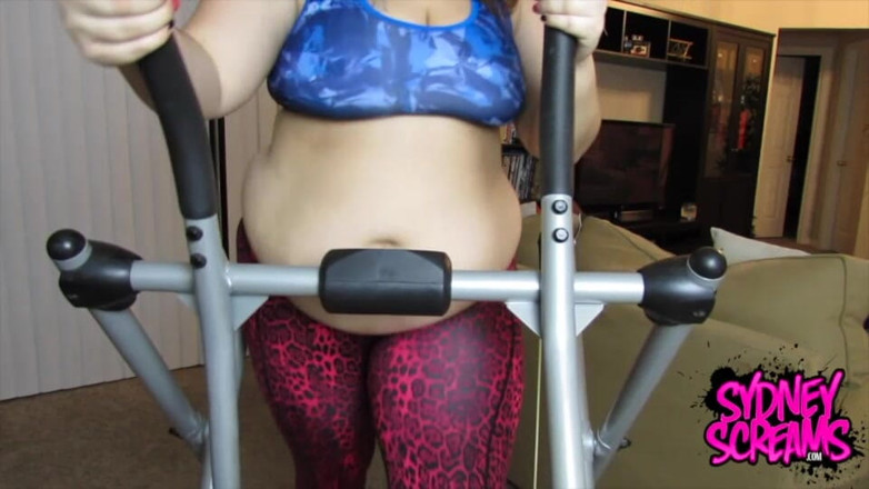 Sydney screams fetish: Chubby Workout - Sd Mp4
