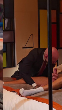 Caught Masturbating by the Hotel Staff