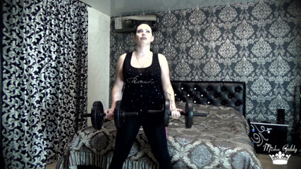 Goddess Misha Goldy: Beating my last weight lifting challenge! More than 50 times per...