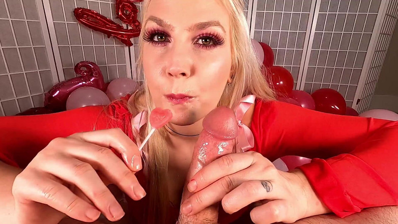 slavebc: Sevgililer günü ikramı - gırtlağına kadar alma ve döl yeme