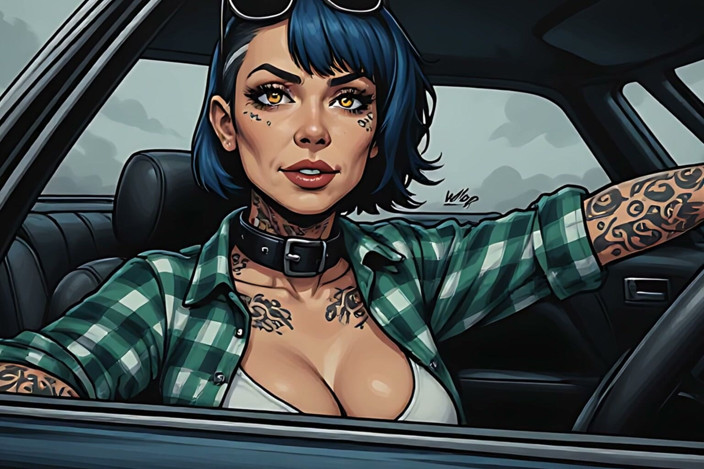 AI Porn: Hot Tattoo Babes Art