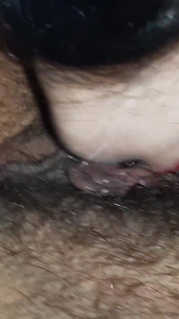 Mouthfucking My Girlfriend After a Long Separation on New Year's Eve and Cumming Thrice