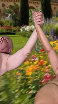 Heißes erotisches königliches yoga mit Garabas und Olga