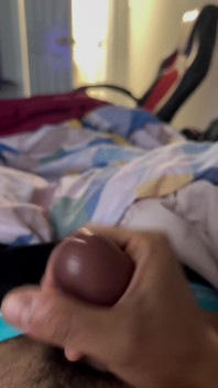 Man with Big Penis Masturbating