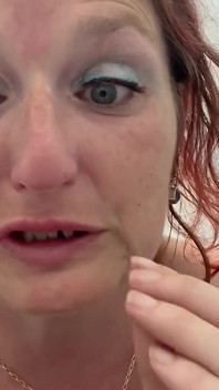 The Best View of My Pussy After Stripping Naked to Piss on My Phone Down the Loo After Having a Catch up at a Party